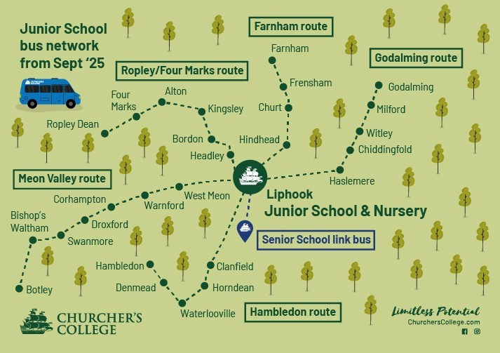 minibus routes to junior school