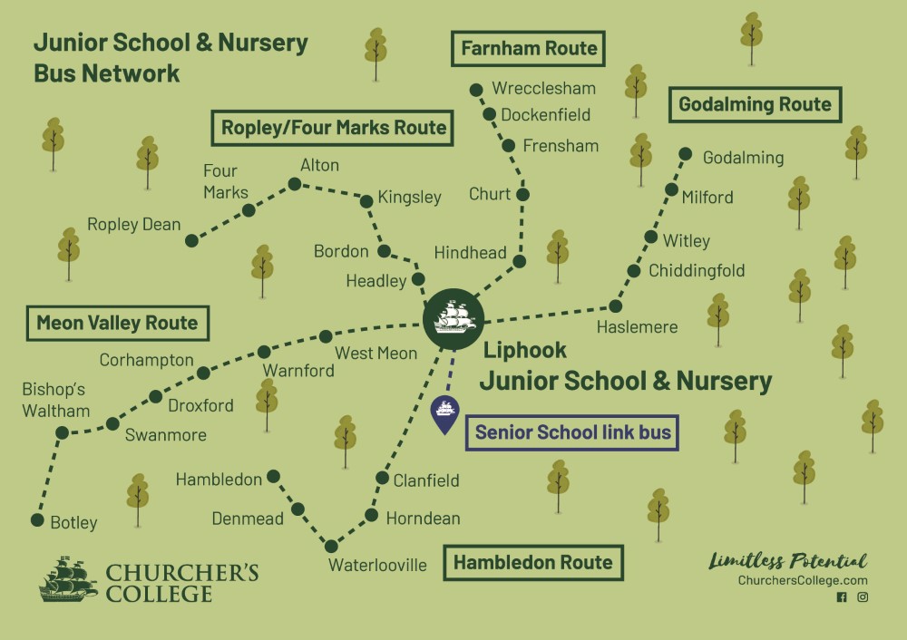 minibus routes to junior school
