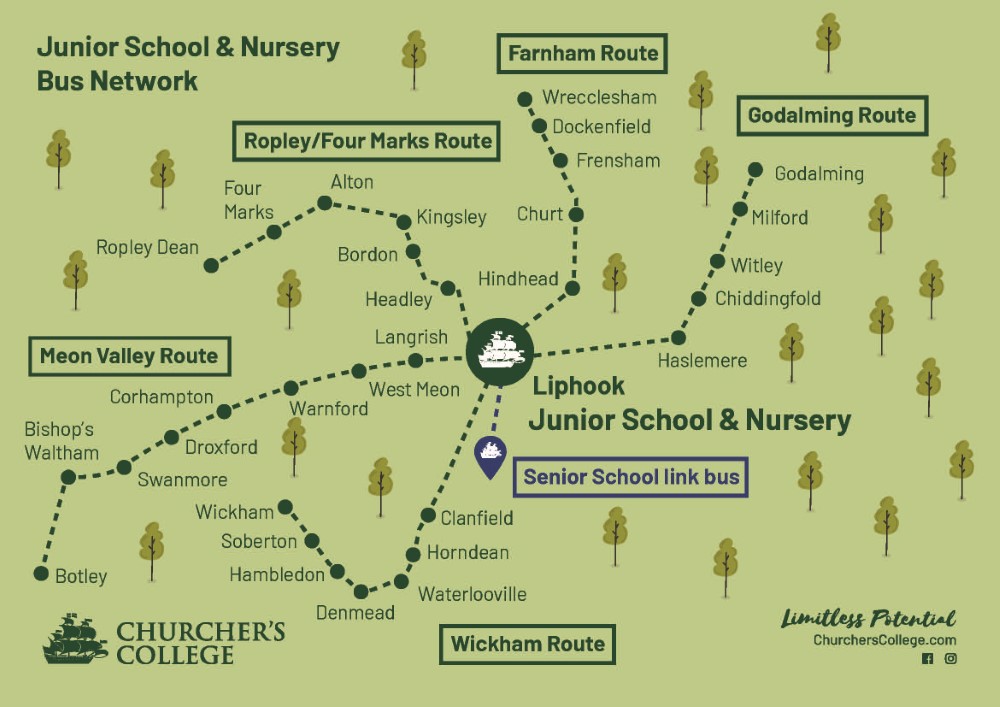minibus routes to junior school