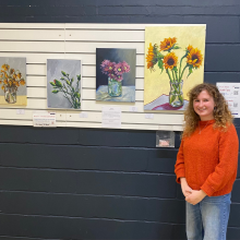 Art Technician Exhibits "Revival" at Fareham Library