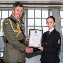 Sixth Form Student Named First Sea Lord's Cadet Sixth Form Student Named First Sea Lord's Cadet