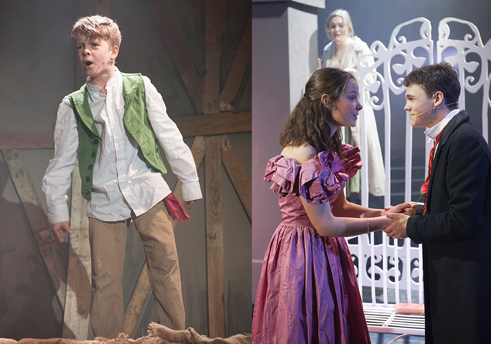 Gavroche, Cosette, Marius & Eponine in Les Misérables