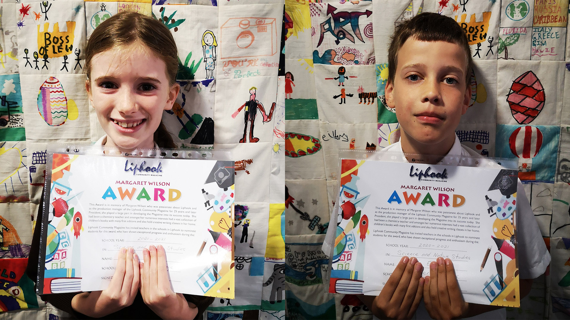 Pupils Win Margaret Wilson Award