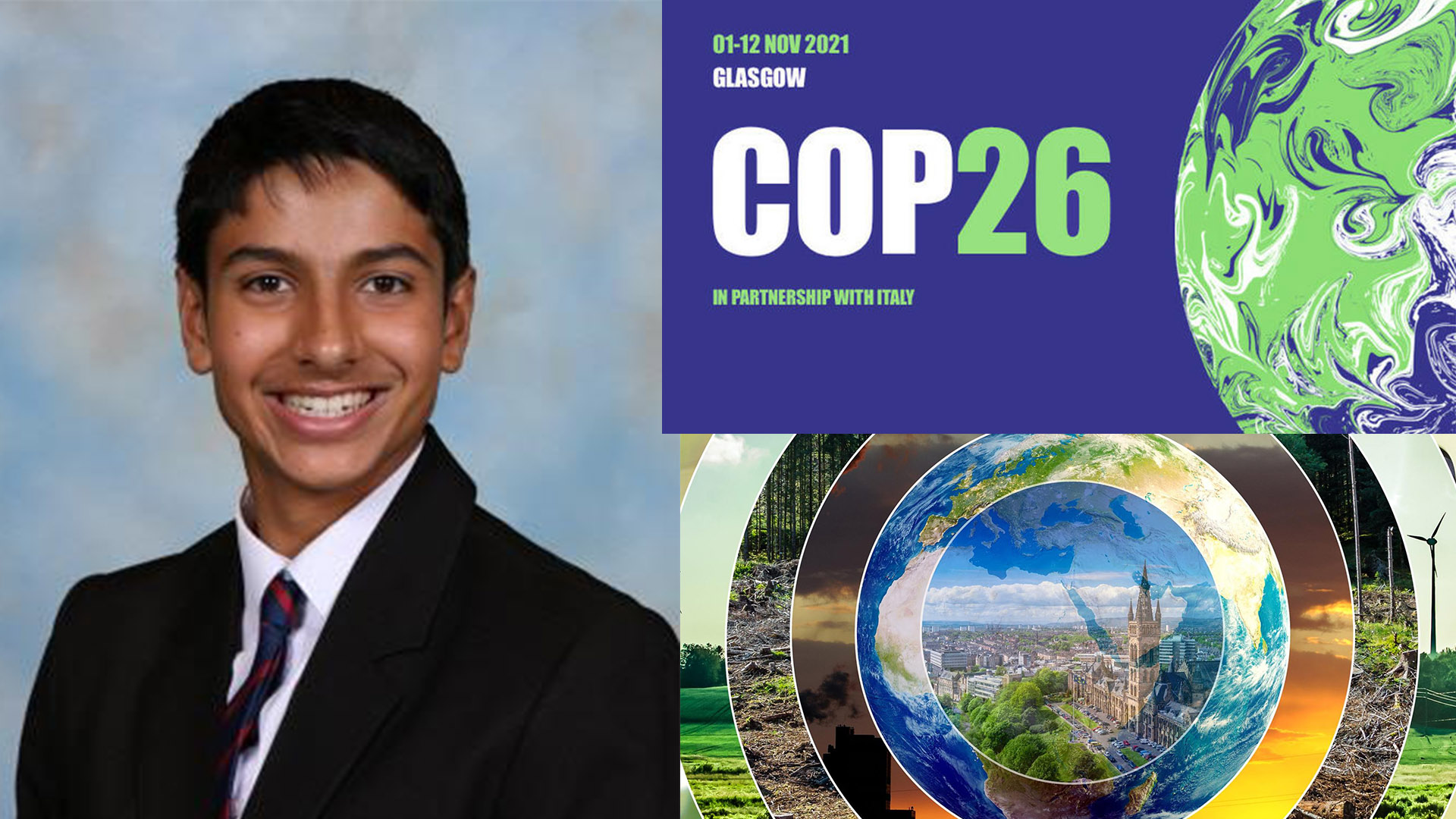 14-year-old Will attends COP26 as WWF Youth Ambassador