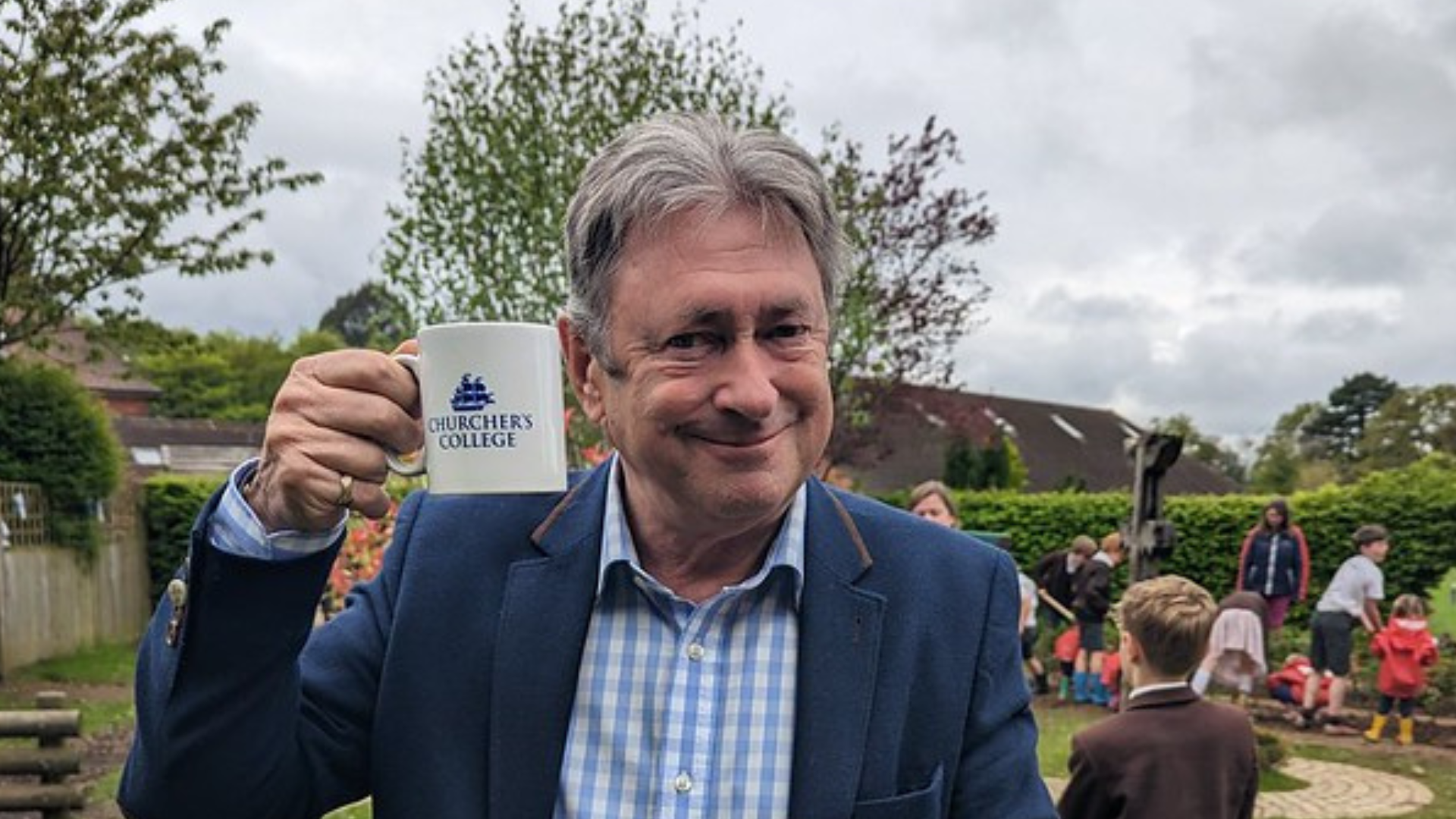 Alan Titchmarsh at Churcher's College