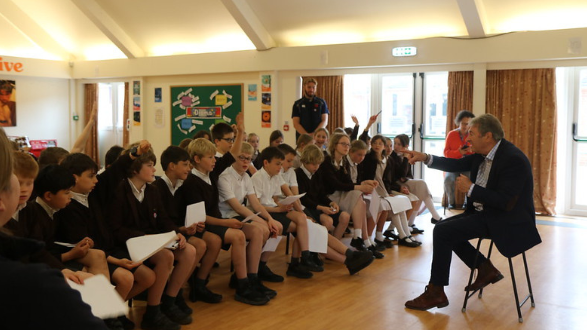 Alan Titchmarsh at Churcher's College