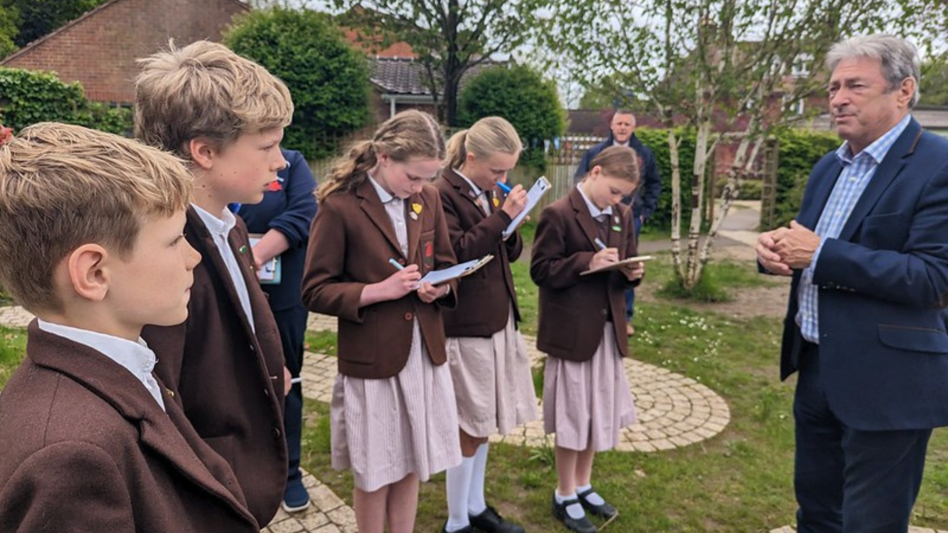 Alan Titchmarsh at Churcher's College