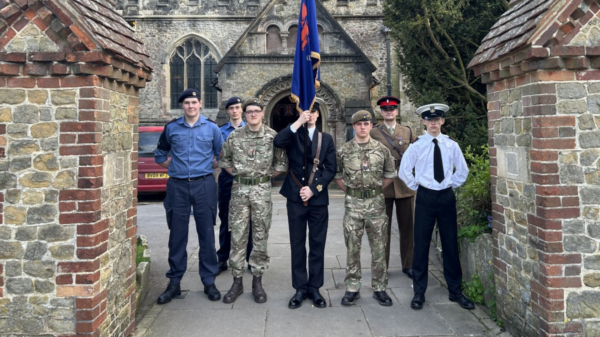 CCF Cadets Attend Coronation Service