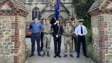 CCF Cadets Attend Coronation Service