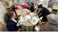 Enjoying Festive Cheer with Nursing Home Residents Enjoying Festive Cheer with Nursing Home Residents