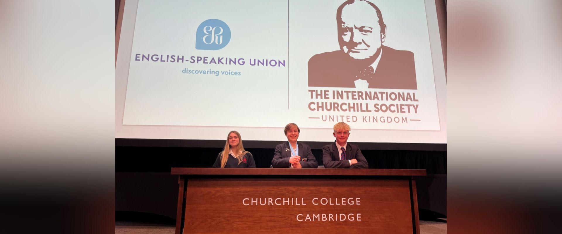 Churcher's Trio Impresses at ESU Public Speaking Final