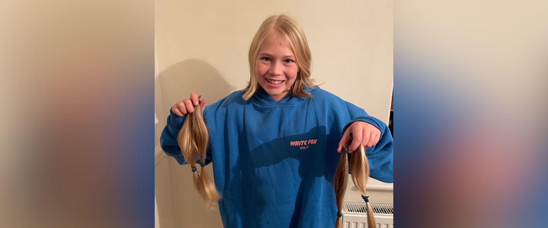 Pupil Donates Hair to Charity