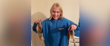 Pupil Donates Hair to Charity