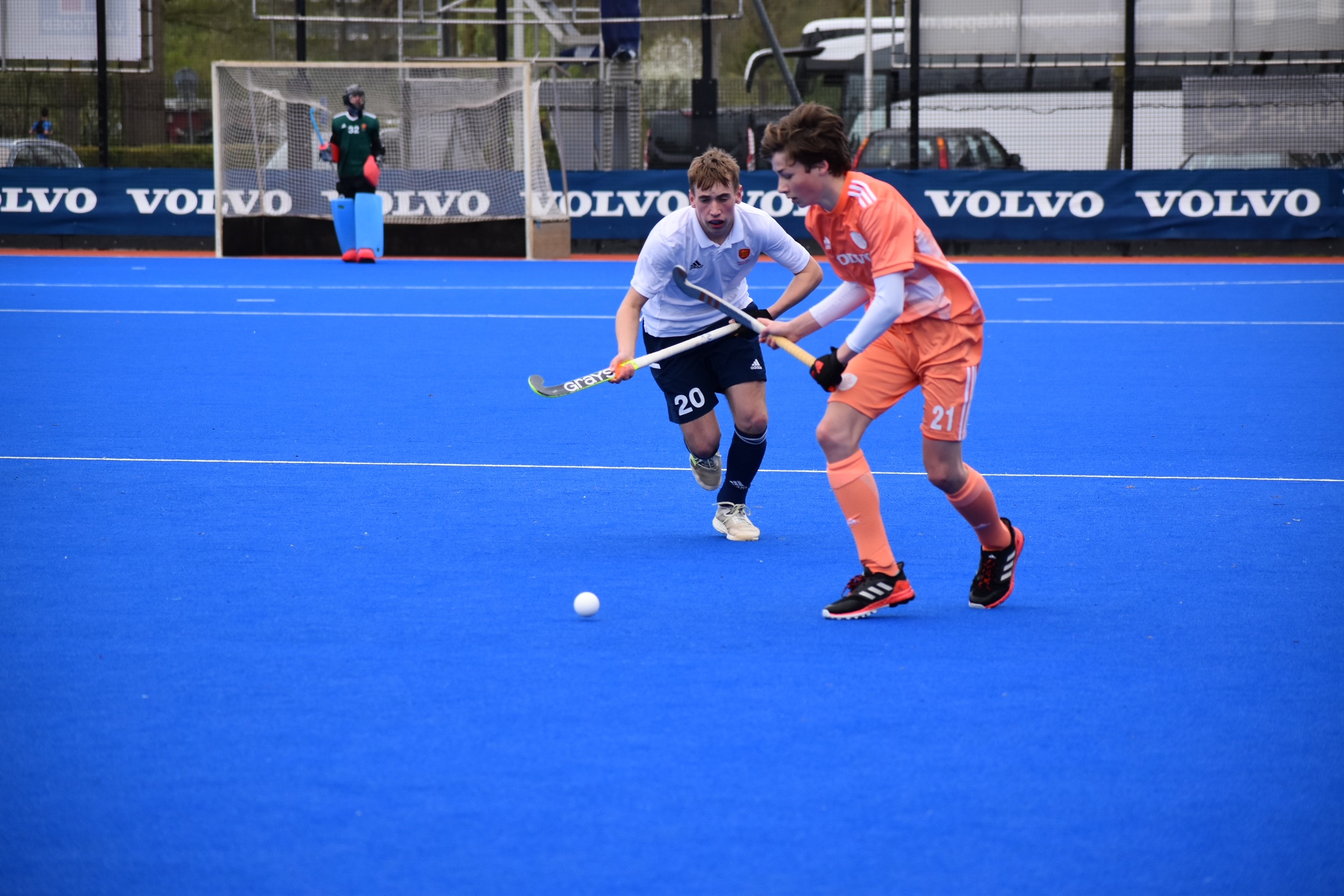 Ben Hegan playing GB hockey