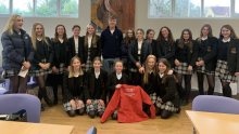 Showjumping Star Visits Equestrian Team Showjumping Star Visits Equestrian Team