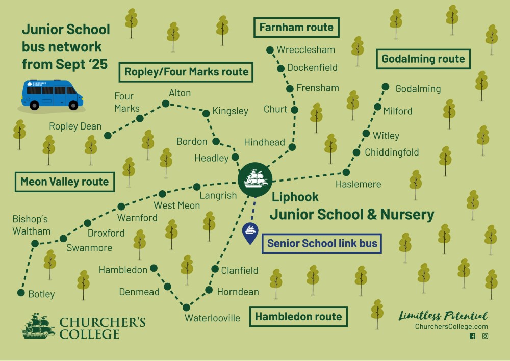 minibus routes to junior school